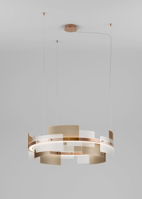 Italamp Halo 748/S100 Pendant in Satin Bronze