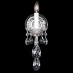 Schonbek Sterling 1 Light Heritage Crystal Wall Light in Silver