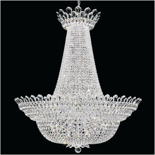 Schonbek Trilliane 76 Light Chandelier in Polished Stainless Steel with Clear Radiance Crystal