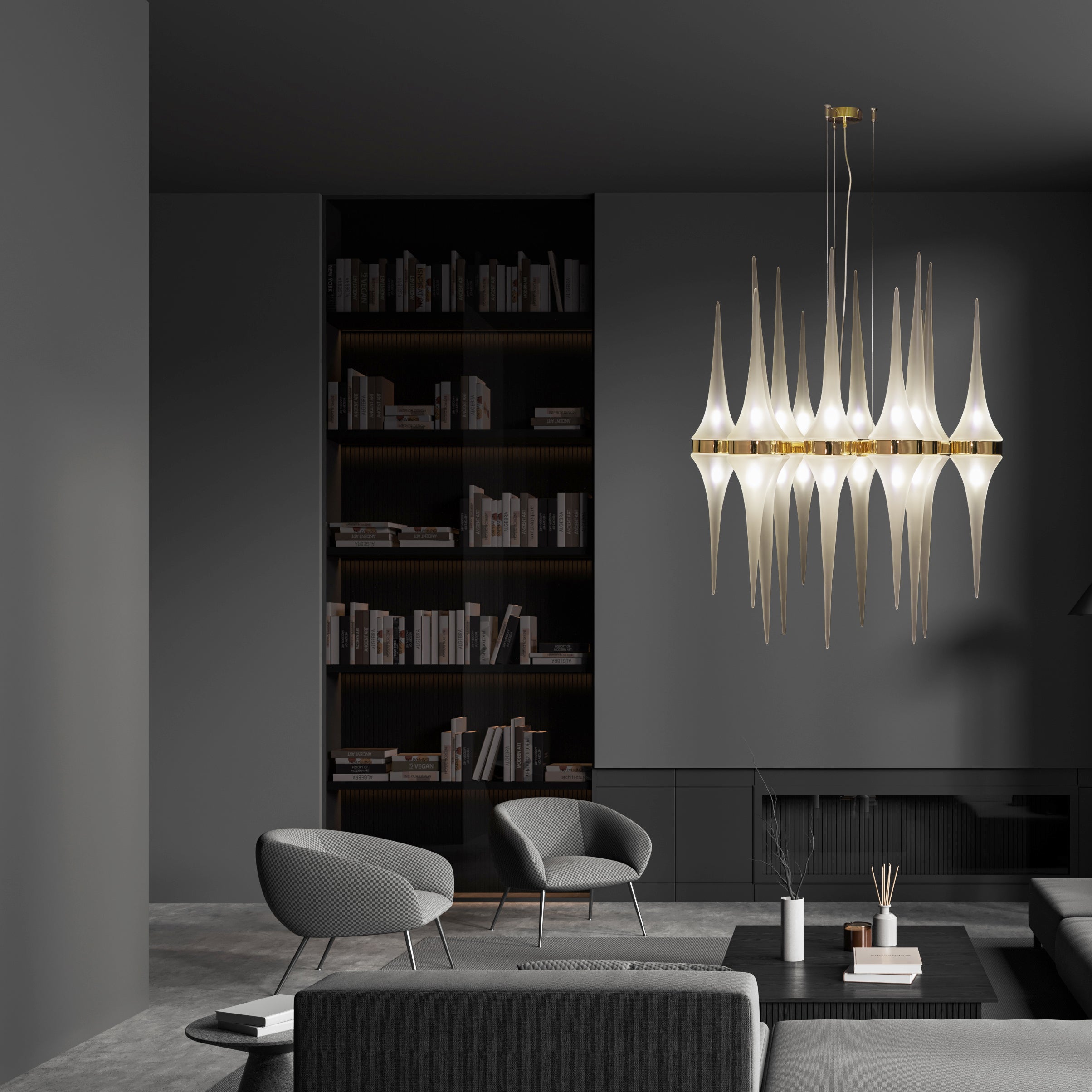 Cycasi Icicles 24-Light Chandelier