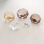 Masiero Ola Ceiling Small 40cm Pendant 6 x E14 Gold Leaf Amber Colours OLA-S6-40-F01