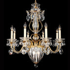 Schonbek Bagatelle 11 Light Heritage Crystal Chandelier in Heirloom Gold