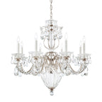 Schonbek Bagatelle 11 Light Heritage Crystal Chandelier in Antique Silver