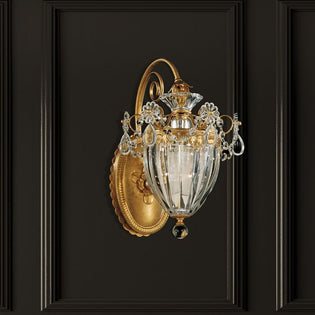 Schonbek Bagatelle Single Heritage Crystal Wall Light in Gold