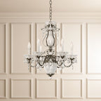 Schonbek Bagatelle 7 Light Heritage Crystal Chandelier in Etruscan Gold