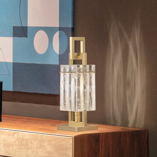 Masiero Crek Table Lamp in Brushed Brass