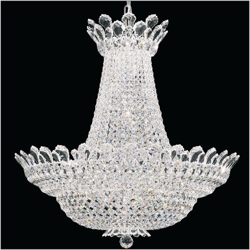Schonbek Trilliane 53 Light Chandelier in Polished Stainless Steel with Clear Radiance Crystal