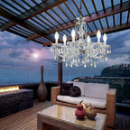 Masiero Drylight 6 Light Outdoor IP66 LED Chandelier White Polycarbonate DRYLIGHT-S6-WHITE