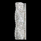 Schonbek Glissando 2 Light Wall Light with Swarovski Crystal in Stainless Steel
