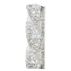 Schonbek Glissando 2 Light Wall Light with Swarovski Crystal in Stainless Steel