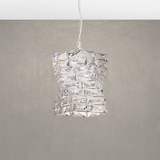 Schonbek Glissando Swarovski Crystal Pendant Light in Stainless Steel