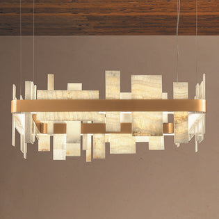 Masiero Honice Ceiling Large 80cm Pendant 89W  15500lm Matt Gold HONICE-S80-V99