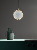 Masiero Horo 1 Light LED Hanging Glass Ceiling Pendant HORO-S1-TR