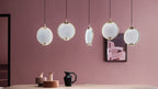 Masiero Horo 5 Light LED Hanging Glass Ceiling Pendant HORO-S5-TR