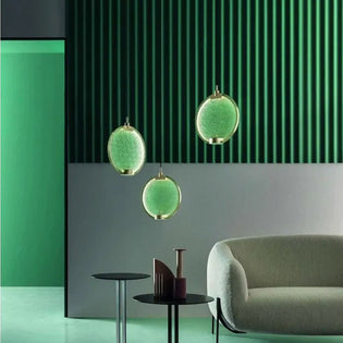Masiero Horo 3 Light LED Hanging Glass Ceiling Pendant HORO-S3-VD