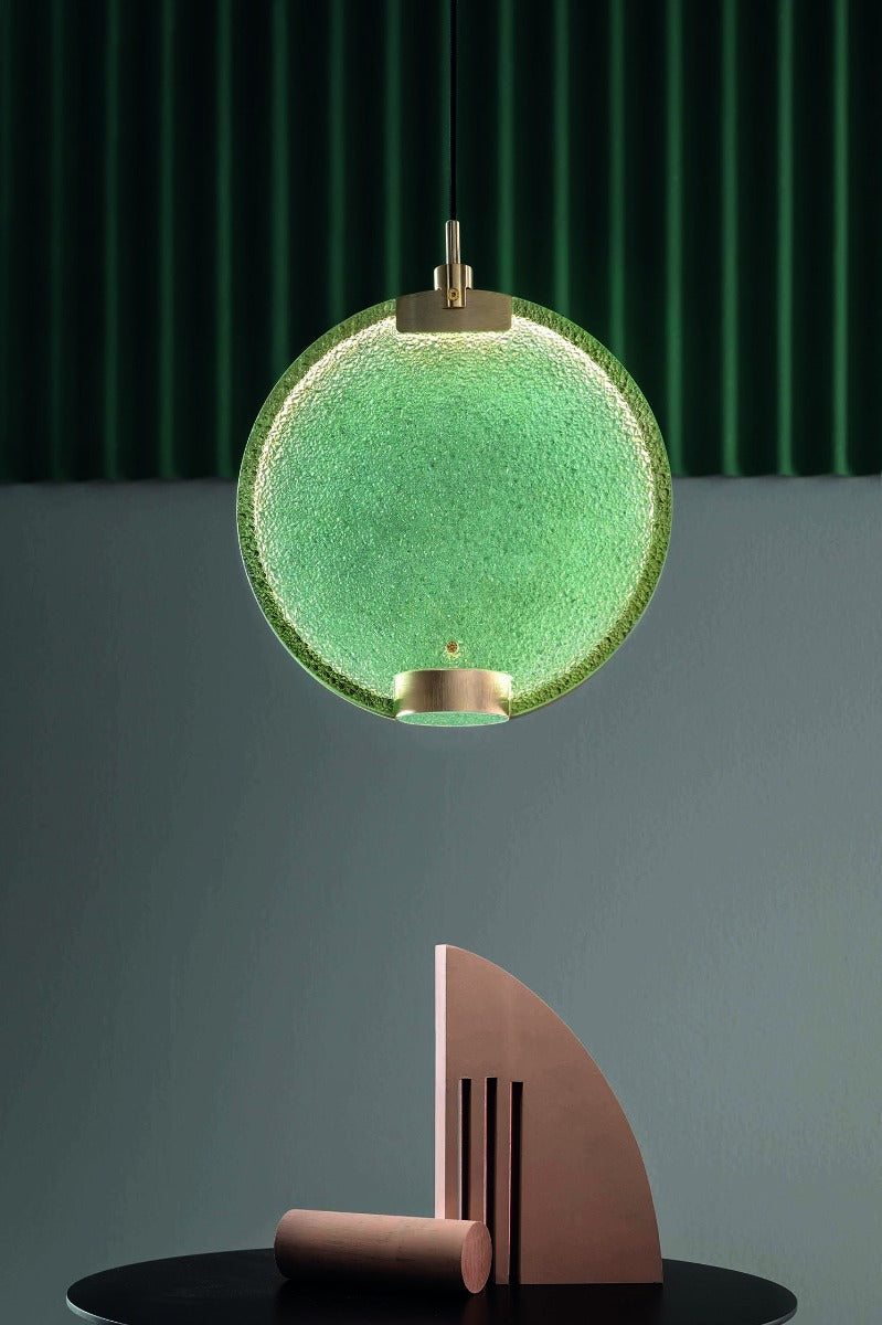 Masiero Horo 3 Light LED Hanging Glass Ceiling Pendant HORO-S3-VD