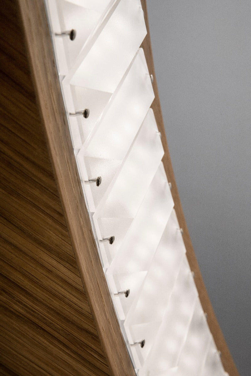 Masiero Libe Ceiling Large 160cm LED Bar Pendant Light Wood LIBE-S160-W01