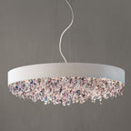 Masiero Ola Ceiling Large 90cm Pendant 8 x E27 Matt White OLA-S6-90-V95
