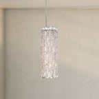 Schonbek Sarella 3 Light Pendant Light with Heritage Crystal in Antique Silver