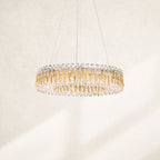 Schonbek Sarella 12 Light Radiance Crystal Pendant in Heirloom Gold