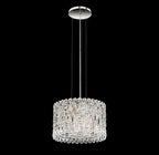 Schonbek Sarella Pendant Light in Stainless Steel with Heritage Crystal