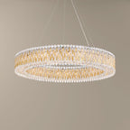 Schonbek Sarella Pendant Light Heritage Crystal in Heirloom Gold
