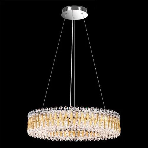 Schonbek Sarella 12 Light Radiance Crystal Pendant in Heirloom Gold