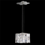 Schonbek Selene 120 Mini Pendant Light in Stainless Steel with Clear Optic Crystal