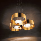 Masiero Sound Ceiling 60cm Pendant 3 x G9 Brushed Gold SOUND-OR3