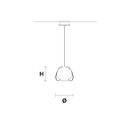 Masiero Timeo LED Ceiling Pendant TIMEO-S1-20