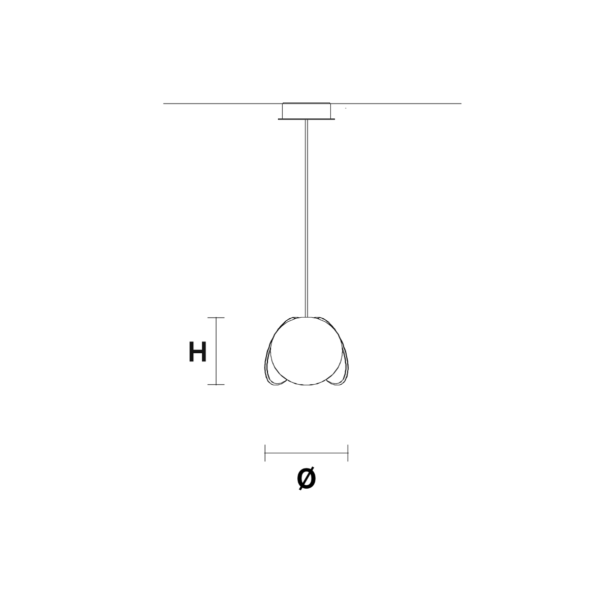 Masiero Timeo LED Ceiling Pendant TIMEO-S1-20
