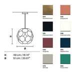 Masiero Timeo LED Ceiling Pendant TIMEO-S1-50