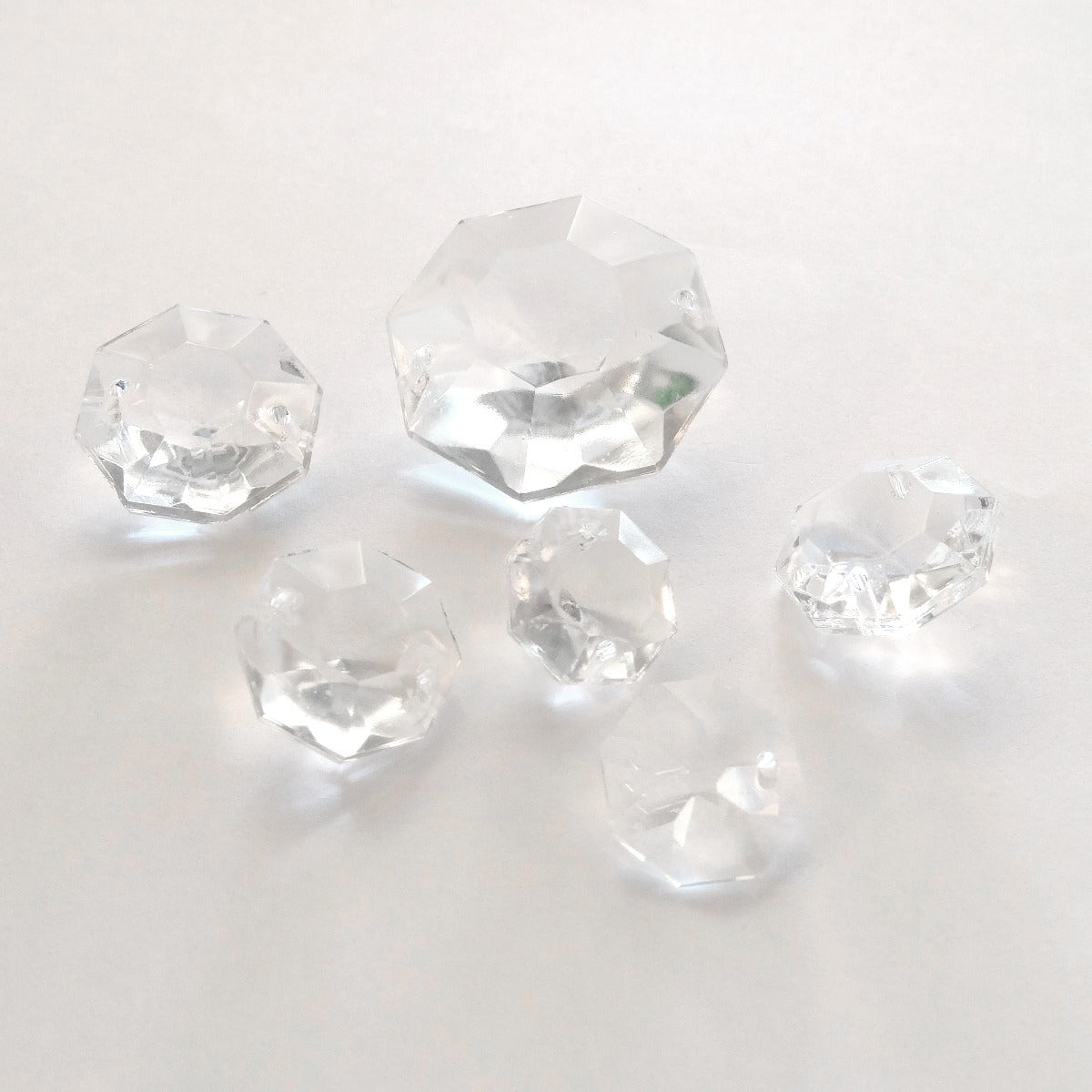 Masiero Ola Ceiling Small 15cm Pendant Silver Leaf Clear Colours OLA-S2-15-F02