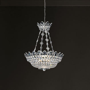 Schonbek Trilliane 12 Light Pendant in Polished Stainless Steel with Clear Radiance Crystal