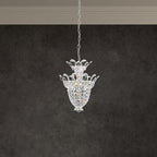 Schonbek Trilliane 5 Light Mini Pendant in Polished Stainless Steel with Clear Radiance Crystal