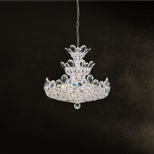 Schonbek Trilliane 15 Light Radiance Crystal Chandelier in Polished Stainless Steel