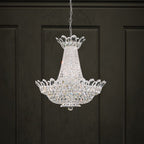 Schonbek Trilliane 24 Light  Chandelier in Polished Stainless Steel with Clear Radiance Crystal